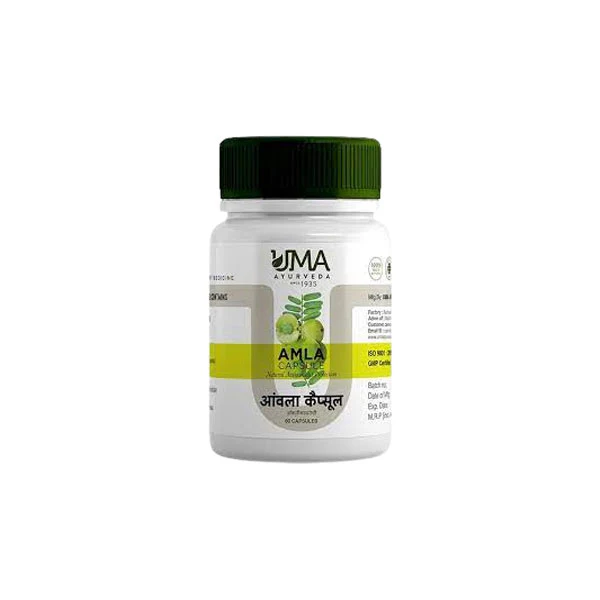 UMA AYURVEDA AMLA CAPSULE - PACK OF 3 (60 CAPS EACH)