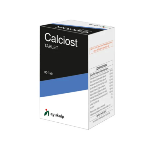 AYUKALP CALCIOST TABLETS - PACK OF 3 (30 TABS EACH)