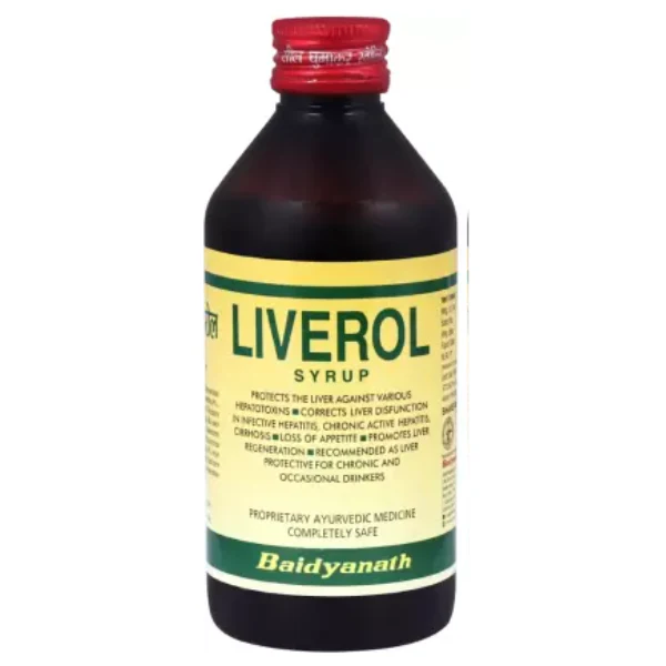 BAIDYANATH LIVEROL SYRUP - Pack of 4 (200 ML Each)