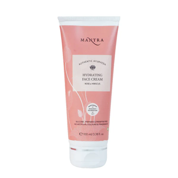 Baidyanath Mantra Rose and Hibiscus Hydrating Face Cream (100ml)