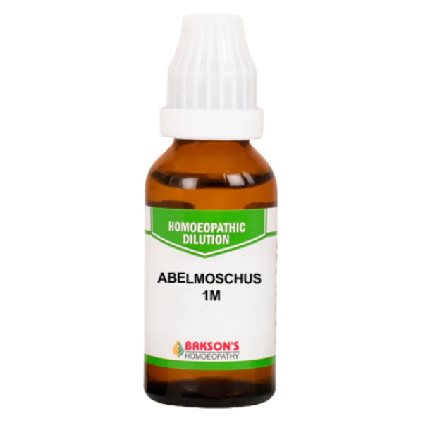 BAKSON'S HOMEOPATHY ABELMOSCHUS DILUTION 1 M - PACK OF 3 (30 ML EACH)