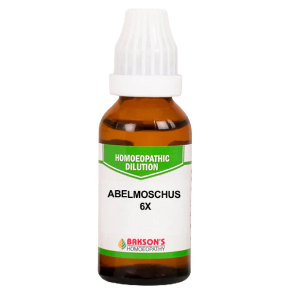 BAKSON'S HOMEOPATHY ABELMOSCHUS DILUTION 6X - PACK OF 4 (30 ML EACH)