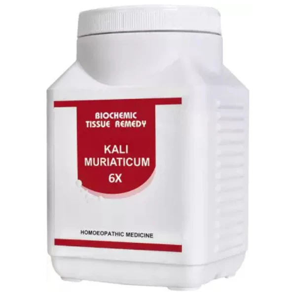 BAKSON'S HOMEOPATHY BIOCHEMIC KALI MURIATICUM 6X