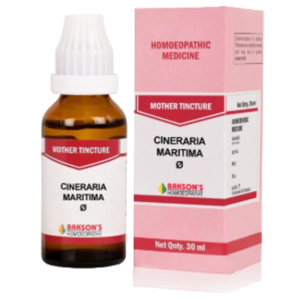 BAKSON'S HOMEOPATHY CINERARIA MARITIMA MOTHER TINCTURE Q - PACK OF 3 (30 ML EACH)