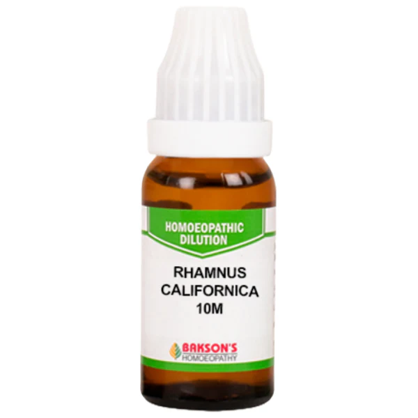 BAKSON'S HOMEOPATHY RHAMNUS CALIFORNICA DILUTION 10M - PACK OF 2 (10 ML EACH)