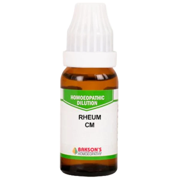 BAKSON'S HOMEOPATHY RHEUM DILUTION CM - PACK OF 2 (10 ML EACH)