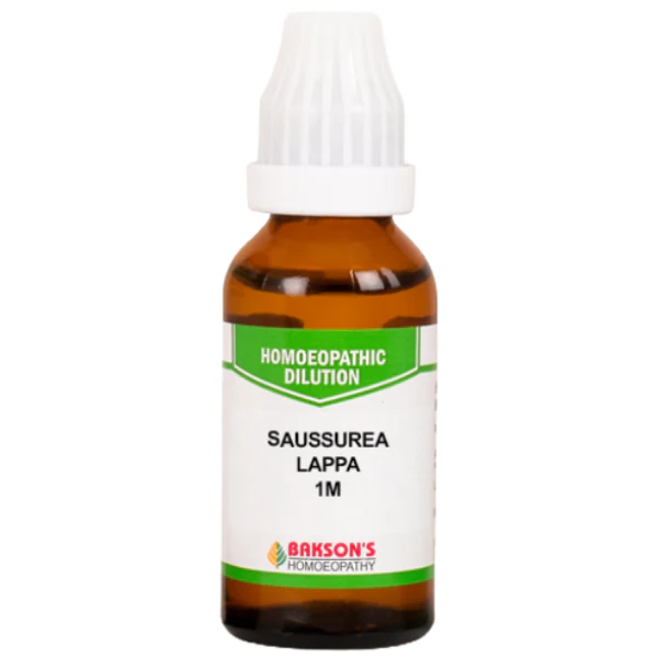 BAKSON'S HOMEOPATHY SAUSSUREA LAPPA DILUTION 1M - PACK OF 3 (30 ML EACH)
