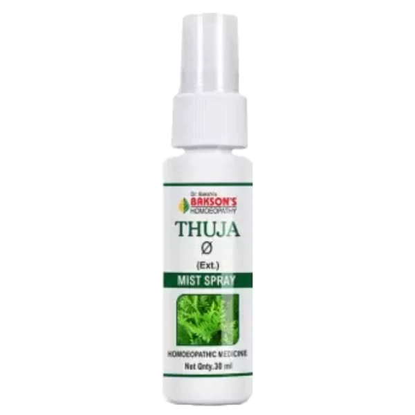 BAKSON'S HOMEOPATHY THUJA (EXT) MIST SPRAY - PACK OF 3 (30 ML EACH)