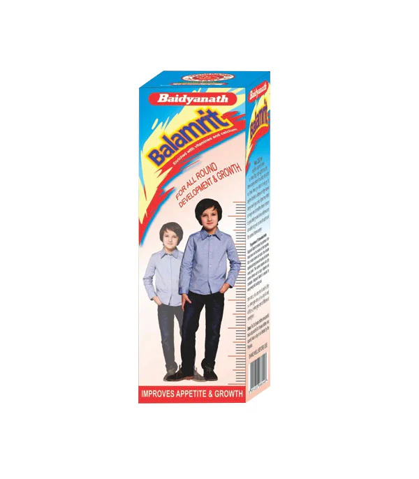 Baidyanath Balamrit Syrup - Pack of 5 (200 ML Each)