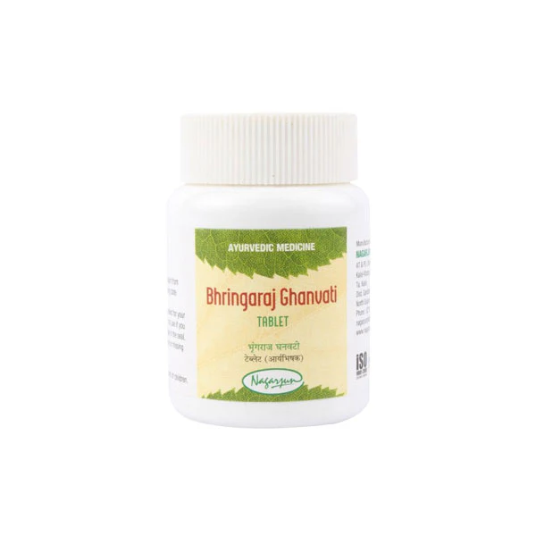 BHRINGARAJ GHANVATI (60 TABLETS)-Pack of 3