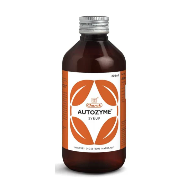 CHARAK AUTOZYME SYRUP - Pack of 6 (200 ML each)
