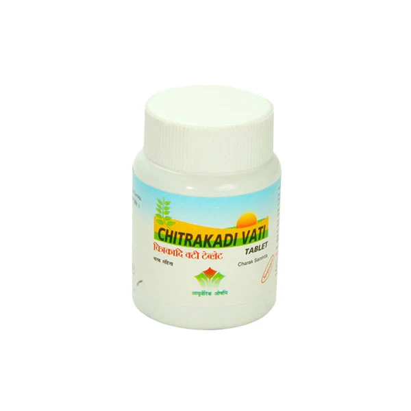 CHITRAKADI VATI(60 TABLETS)-Pack of 4
