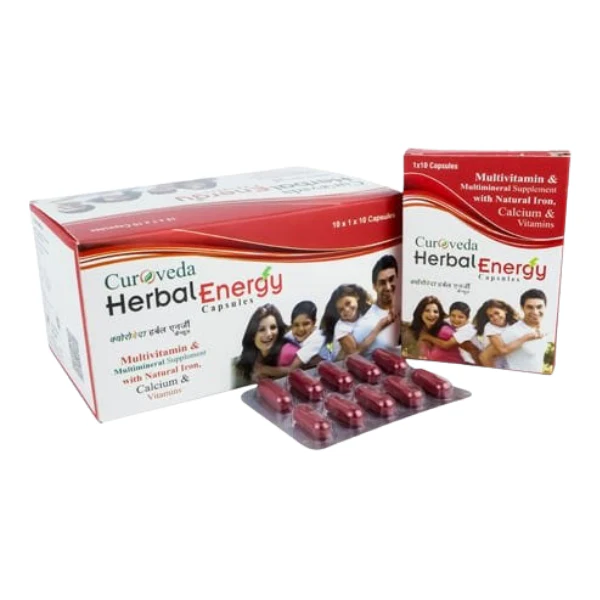 Curoveda Herbal Energy (100 Capsules)