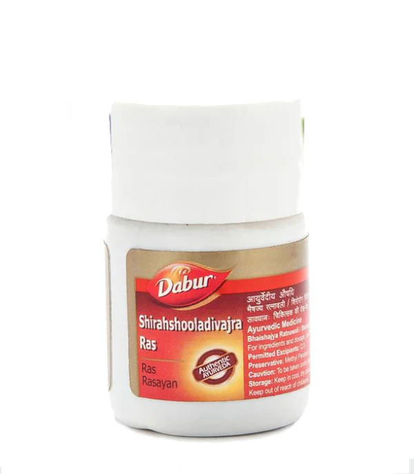 Dabur Shirahshooladivajra Ras Tablet - Pack of 7 (20 Tabs each)