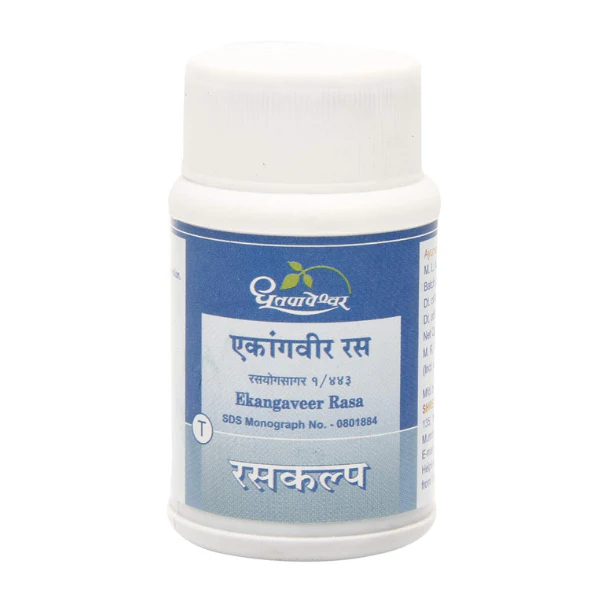DHOOTAPAPESHWAR EKANGAVEER RASA (60 TABLETS)