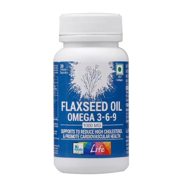 FLAXSEED OIL OMEGA 3-6-9 1000MG (30 CAPSULES)