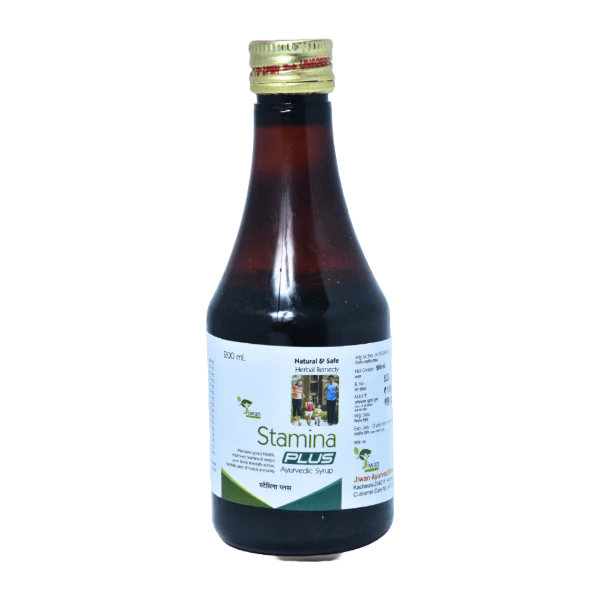 JIWAN AYURVED STAMINA PLUS SYRUP - PACK OF 3 (200 ML EACH)