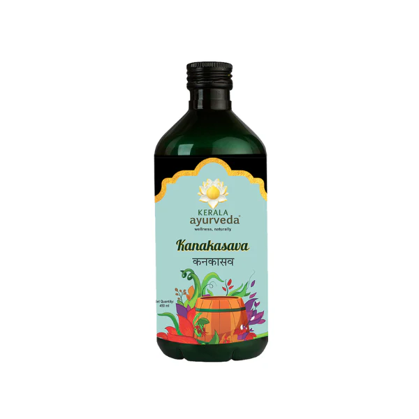 KERALA AYURVEDA KANAKASAVA - PACK OF 4 (450ML EACH)