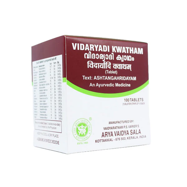 KOTTAKKAL AYURVEDA VIDARYADI KWATHAM TABLET (100 TABLETS)