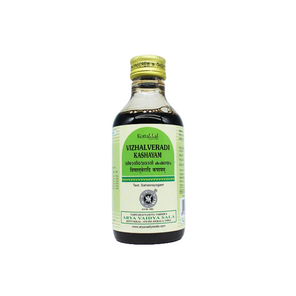 KOTTAKKAL AYURVEDA VIZHALVERADI KASHAYAM - PACK OF 3 (200 ML EACH)