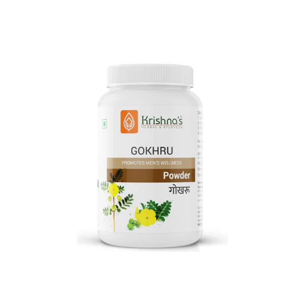 KRISHNA'S GOKHRU POWDER - Pack of 5 (100 GM Each)