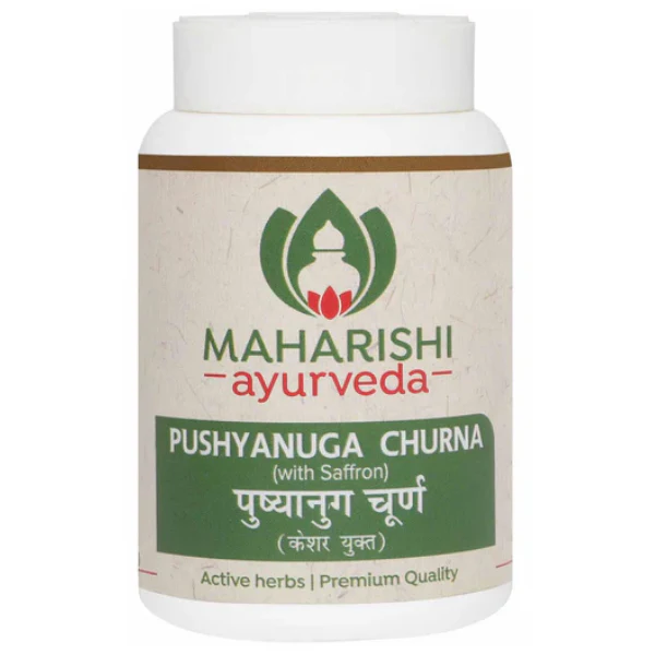 MAHARISHI AYURVEDA PUSHYANUGA CHURNA (WITH SAFFRON - 25 gm)