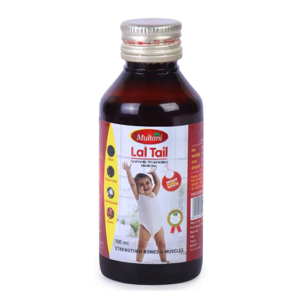 Multani Lal Tail - Pack of 4 (100 ml Each)