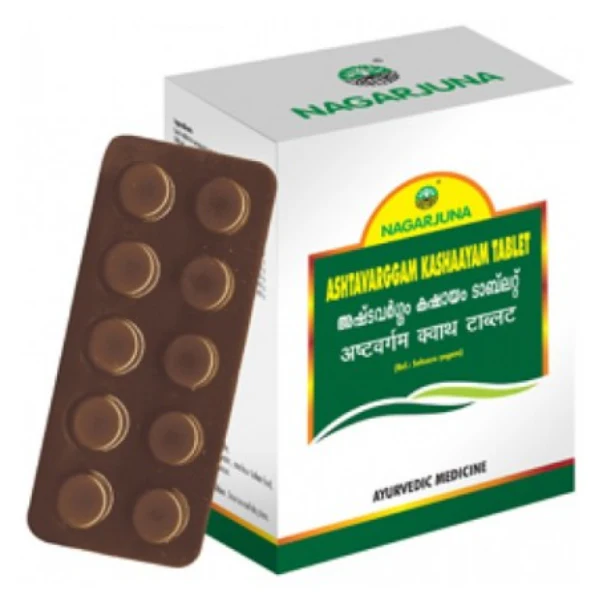 NAGARJUNA ASHTAVARGAM KASHAAYAM TABLET - PACK OF 2 (100 TABLETS EACH)