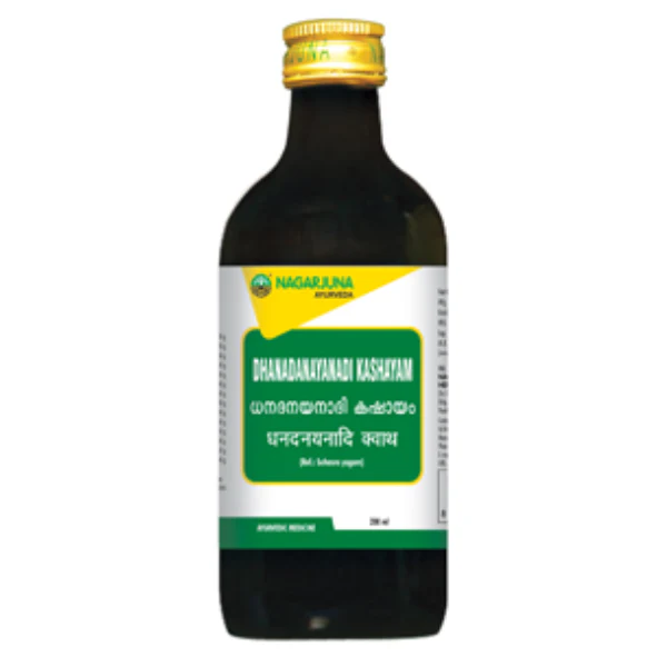 NAGARJUNA DHANADANAYANADI KASHAYAM - Pack of 4 (200 ML each)