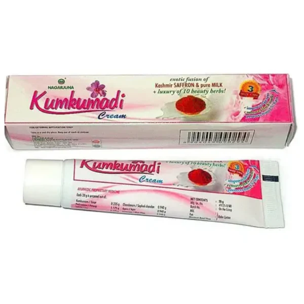 NAGARJUNA KUMKUMADI CREAM - Pack of 2 (20 GM)