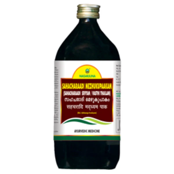 NAGARJUNA SAHACHARAADI MEZHUKUPAAKAM - Pack of 2 (450 ML each)