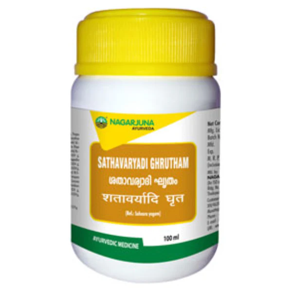 NAGARJUNA SATHAVARYADI GHRUTHAM - Pack of 4 (100 ML Each)