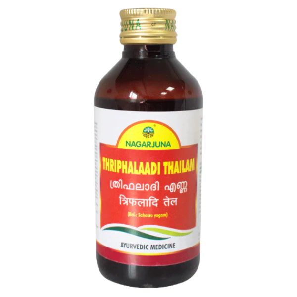 NAGARJUNA THRIPHALAADI THAILAM - Pack of 4 (200 ML Each)