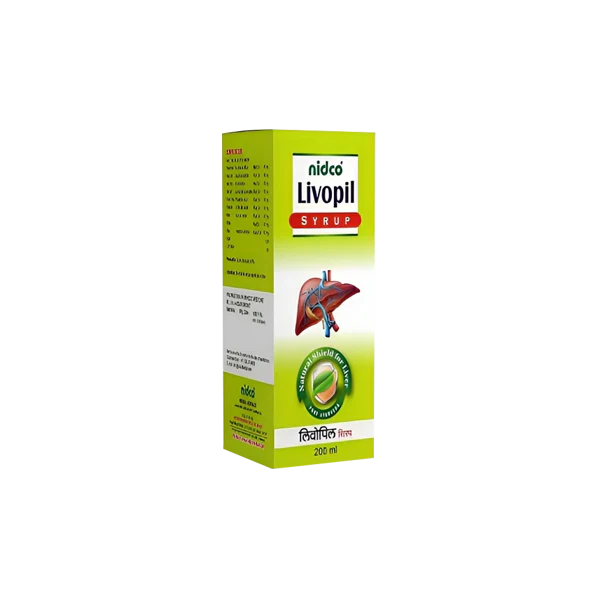 NIDCO LIVOPIL SYRUP - Pack of 5 (200ML Each)