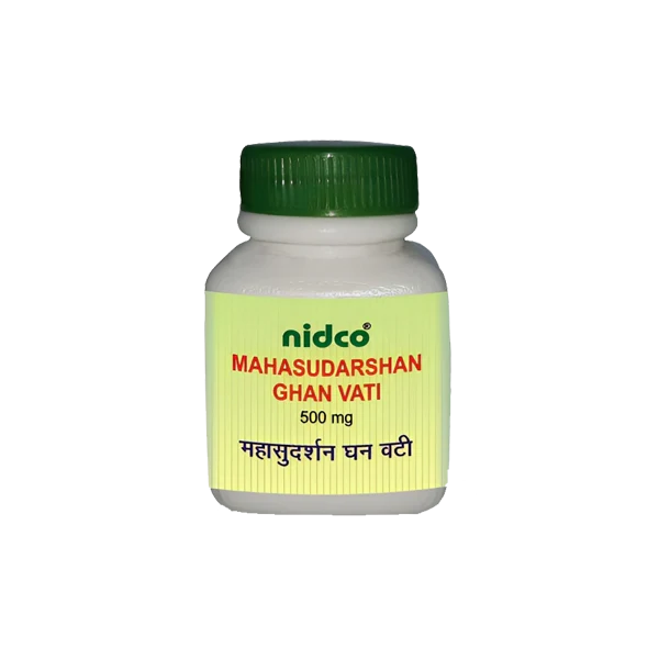 NIDCO MAHASUDARSHAN GHAN VATI - Pack of 4 (30 TABLETS each)