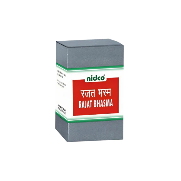 NIDCO RAJAT/CHANDI BHASMA - Pack of 2 (1GRAM each)