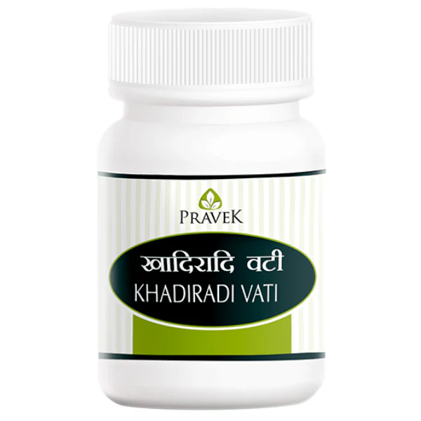 PRAVEK KHADIRADI VATI - PACK OF 8 (40 TABLETS EACH)