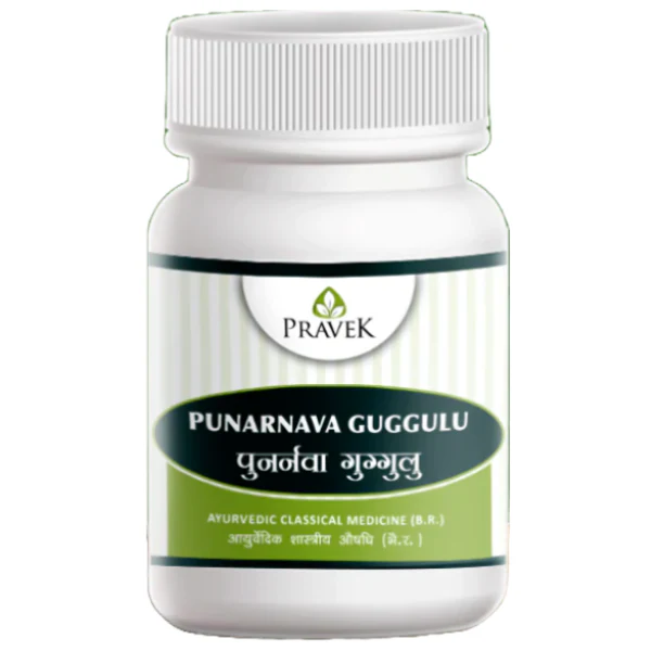 PRAVEK PUNARNAVA GUGGULU - PACK OF 7 (40 TABLETS EACH)