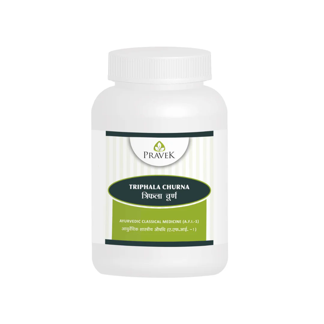 PRAVEK TRIPHALA CHURNA - PACK OF 12 (50 GM EACH)