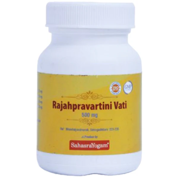 SAHASRAYOGAM RAJAHPRAVARTINI VATI - Pack of 3 (60 Tablets each)