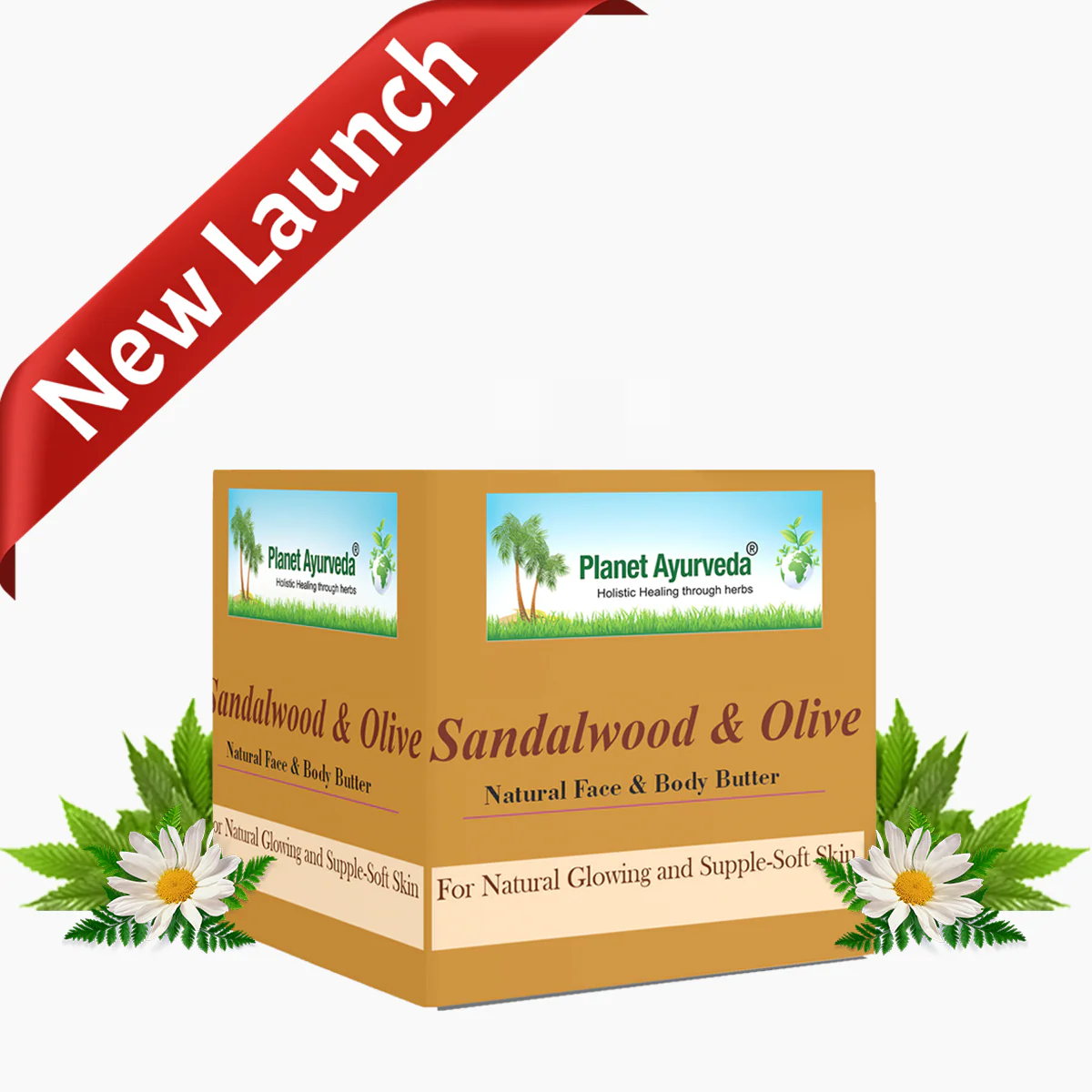 SANDALWOOD & OLIVE NATURAL FACE AND BODY BUTTER