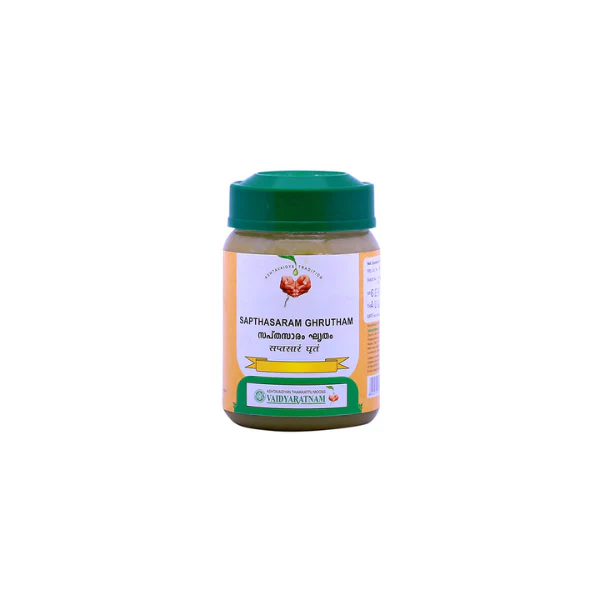 VAIDYARATNAM SAPTHASARAM GHRUTHAM - PACK OF 2 (150 GM EACH)