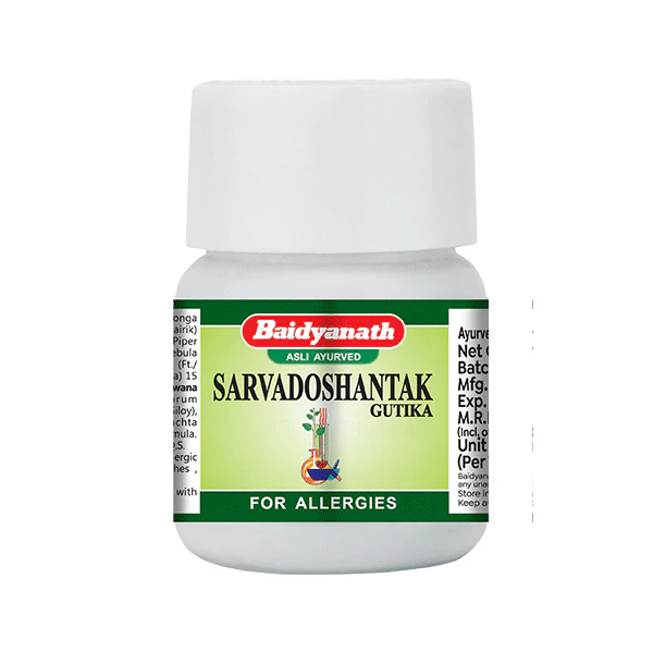 Baidyanath Sarvadoshantak Gutika Tablets - Pack of 4 (60 Tabs each)