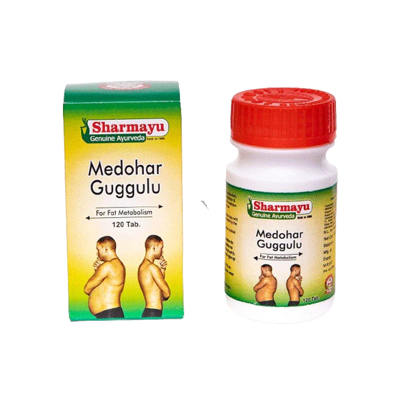 SHARMAYU MEDOHAR GUGGULU - PACK OF 3 (120 TABLETS EACH)