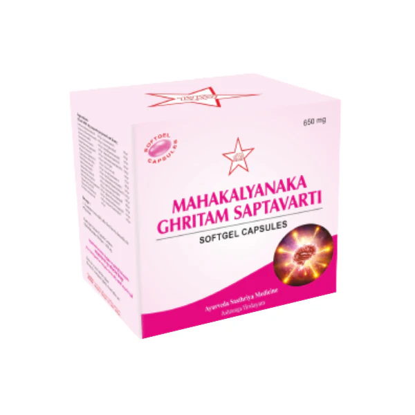SKM MAHAKALYANAKA GHRITAM SAPTAVARTI (100 CAPSULES)