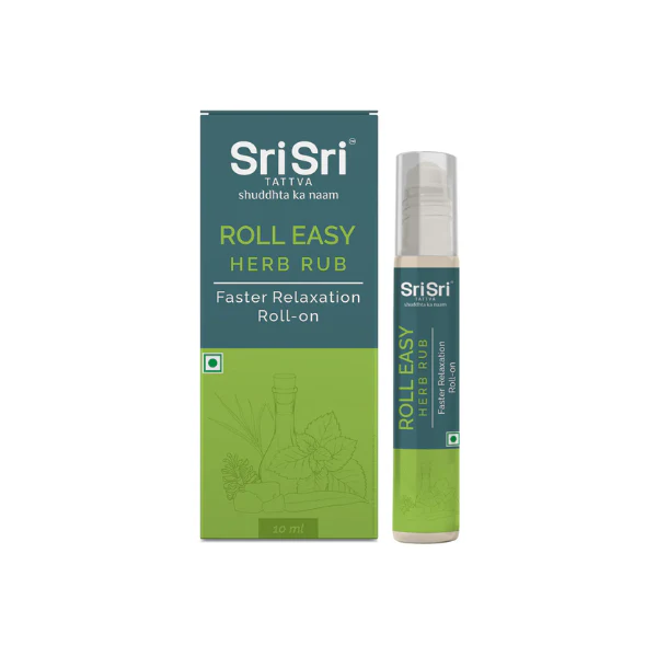 Sri Sri Tattva Roll Easy Herb Rub - Pack of 3 (10 ML EACH)