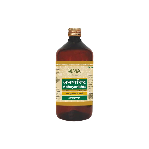 UMA AYURVEDA ABHAYARISHTA SYRUP - Pack of 2 (450 ML)