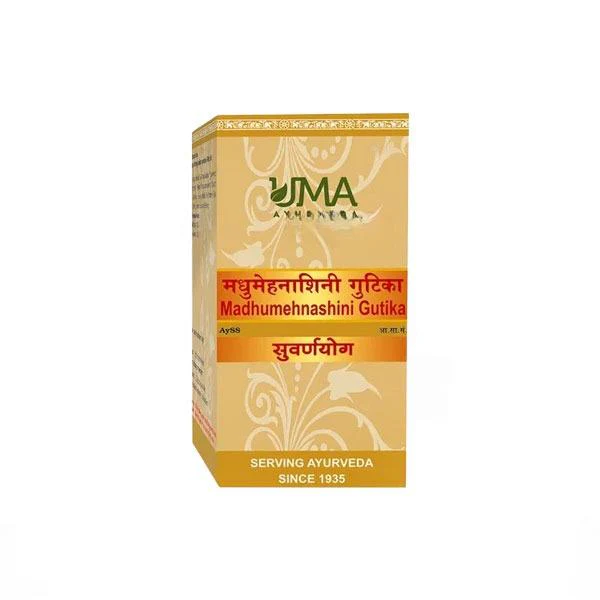 UMA AYURVEDA MADHUMEHNASHINI GUTIKA RAS (WITH GOLD)