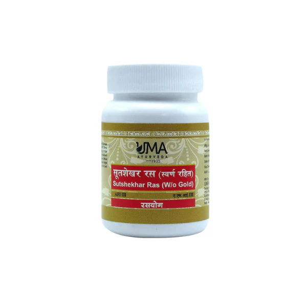 UMA AYURVEDA SUTSHEKHAR RAS TABLET (WITH GOLD)