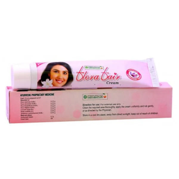 VAIDYARATNAM FLORA FAIR CREAM - PACK OF 4 (20GM EACH)